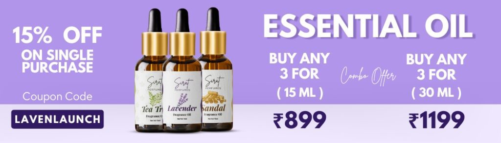 25% OFF On All ESSENTIAL oIL 15Ml